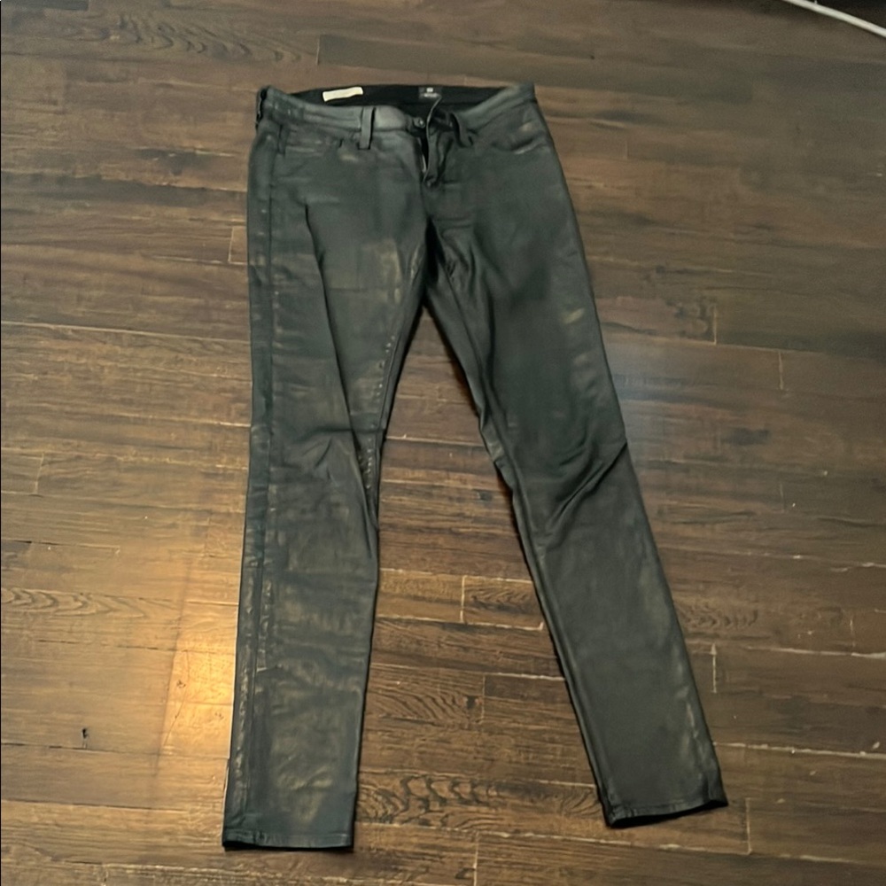 Ag Adriano Goldschmied Black Skinny Jeans